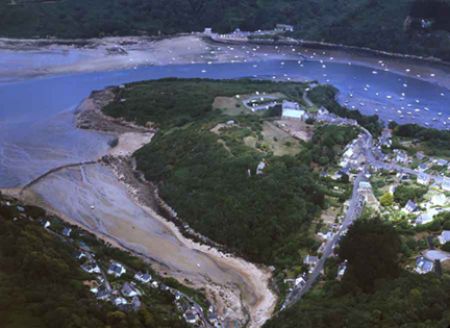 Le Yaudet from the air